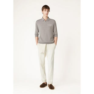 26新款LP男士老钱风商务休闲翻领POLO衫长袖百搭时尚轻奢针织衫