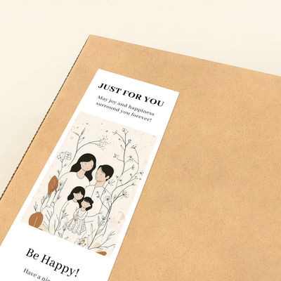 gytz1141爱情幸福高级感森系唯美小清晰插画通用不干胶贴纸封口贴