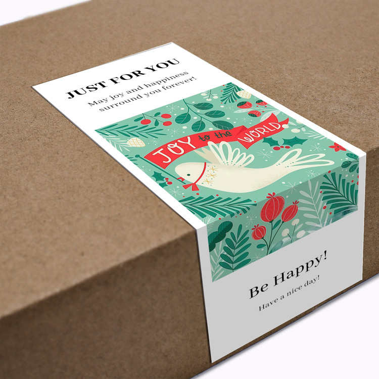 gytz761快乐微笑高级感森系唯美小清晰插画通用不干胶贴纸封口贴