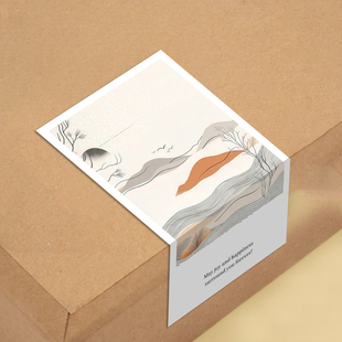 gytz7605旭日东升夕阳晚霞山水鎏金大海金色太阳不干胶贴纸封口贴