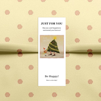 gytz3881跨境圣诞节通用迷你超大不干胶贴纸定制封口贴空白可手写