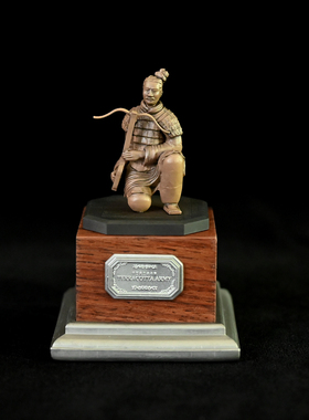 龙飞兔舞85MM家居装饰品 办公桌树脂摆件 秦王兵马俑LTCP-245/3D