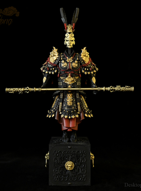 龙飞兔舞 265MM桌面装饰品树脂摆件  大圣悟空铠甲   LTCP-370+3D