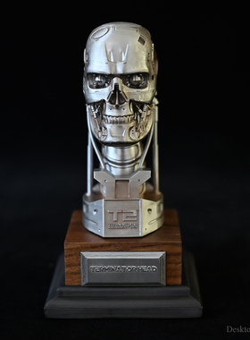 龙飞兔舞  105MM 家居桌面饰品摆件  终结者头颅  LTCP-319/3D