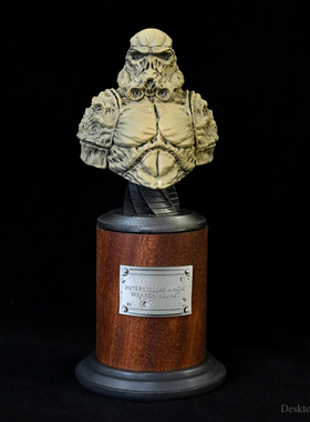 龙飞兔舞 全高155MM 家居桌面饰品摆件 枯骨白兵胸像 LTCP-440/