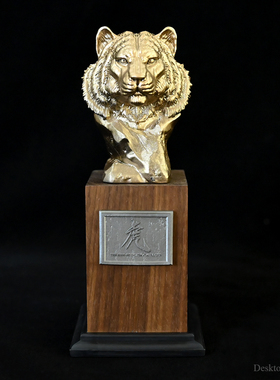 龙飞兔舞 全高165MM 家居桌面饰品摆件 东北虎胸像 LTCP-465/