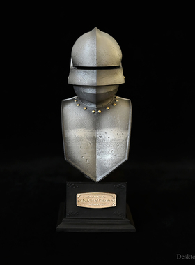 龙飞兔舞 125MM桌面装饰品树脂摆件 中世纪欧洲骑士头盔LTCP-335