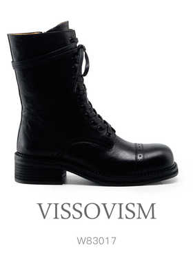 VISSOVISM 复古英伦马丁短靴   W83017
