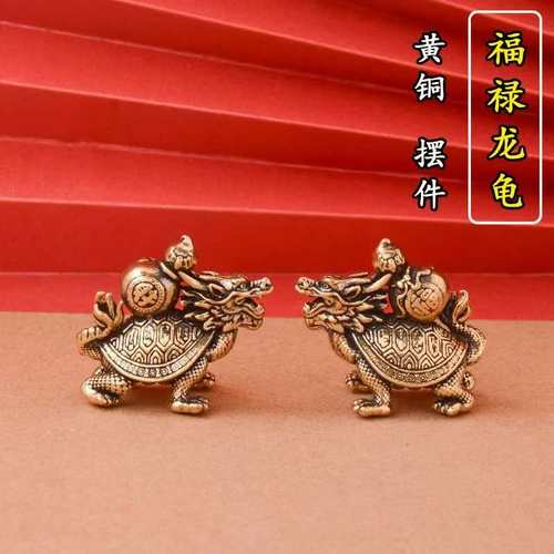 复古实心纯黄铜办公桌面摆件