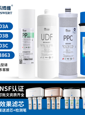 乐博维滤芯适用沁园净水器滤芯QR-RL-403A/B/C净水机KRL3863 403A