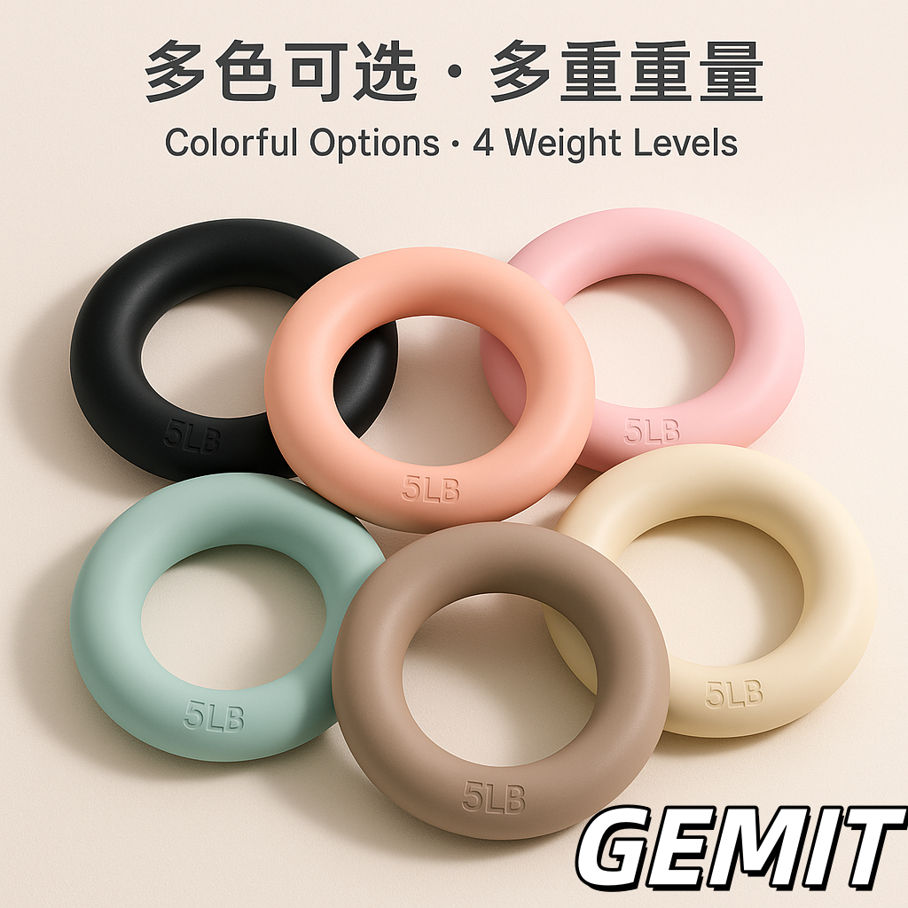 圆哑铃壶铃一款多用塑形环状哑铃