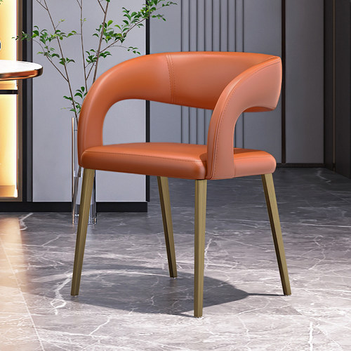 餐椅家用轻奢现代简约高级感餐厅2024新款椅子设计师款靠背椅5101