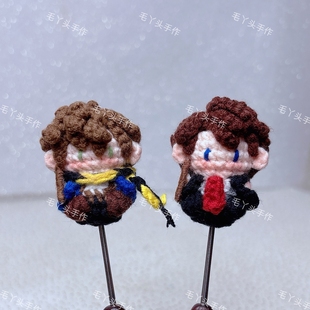 哈利波特前传神奇的动物在哪里纽特斯卡曼德忒修斯钩织软糖挂件