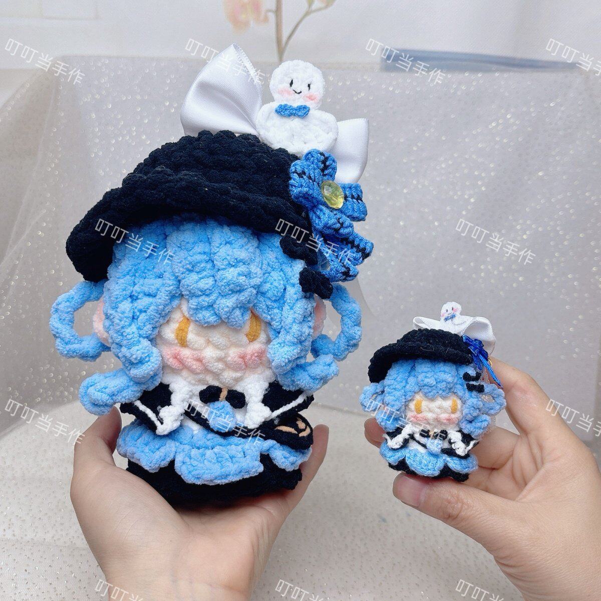 成品魔法少女的魔女审判橘雪莉纯手工钩织毛线软糖玩偶挂件摆件