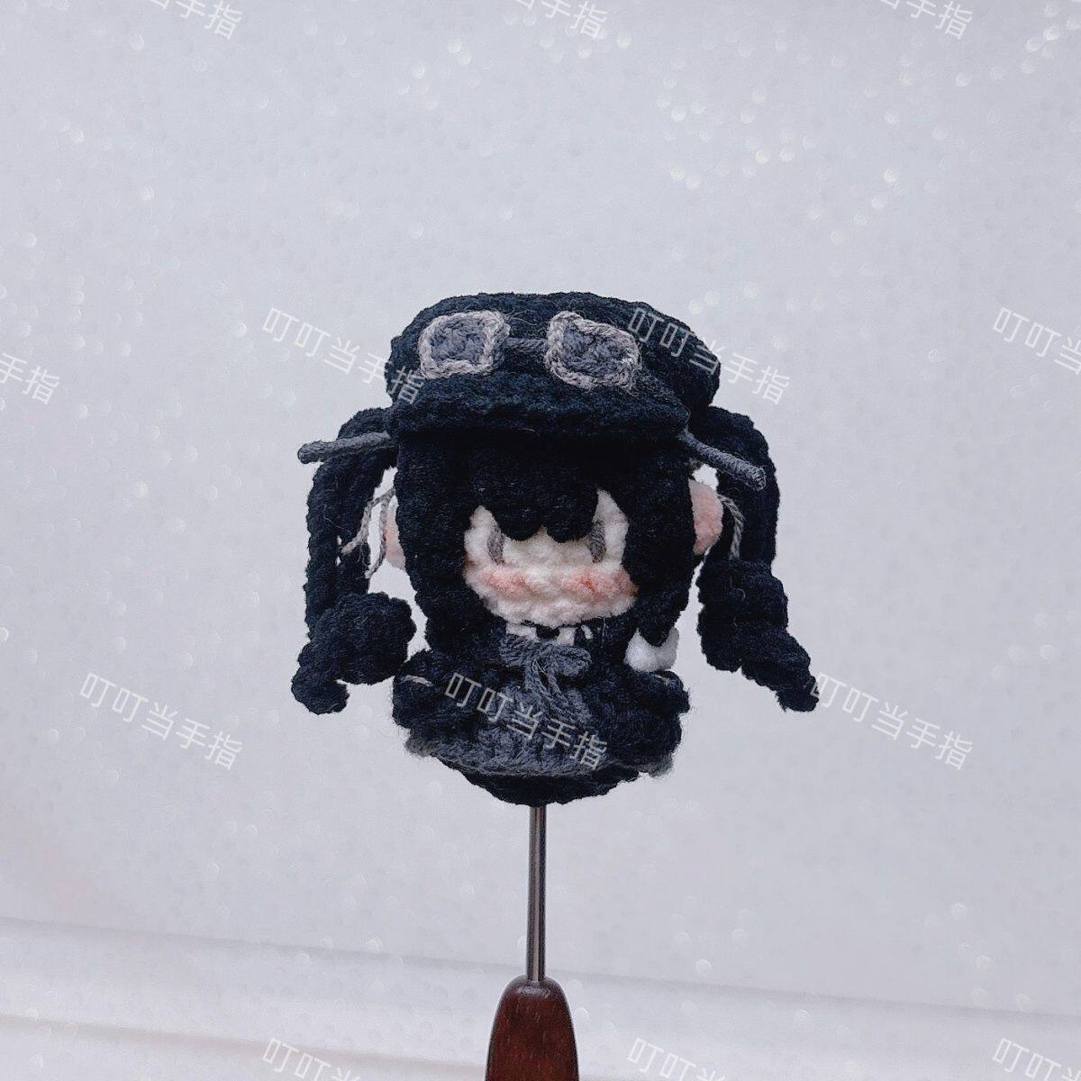 同人魔法少女的魔女审判黑部奈叶香动漫毛绒手偶手工钩织周边礼物