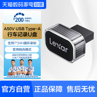 雷克沙USB-A新能源车载U盘行车循环录制哨兵模式特斯拉小鹏小米等