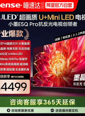 海信小墨E5Q Pro 65英寸ULED超画质U+Mini LED AI以旧换新电视122
