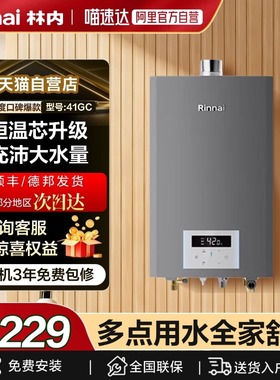 林内燃气热水器精准控温20E41GC芯控水伺服家用恒温零冷水E42GC
