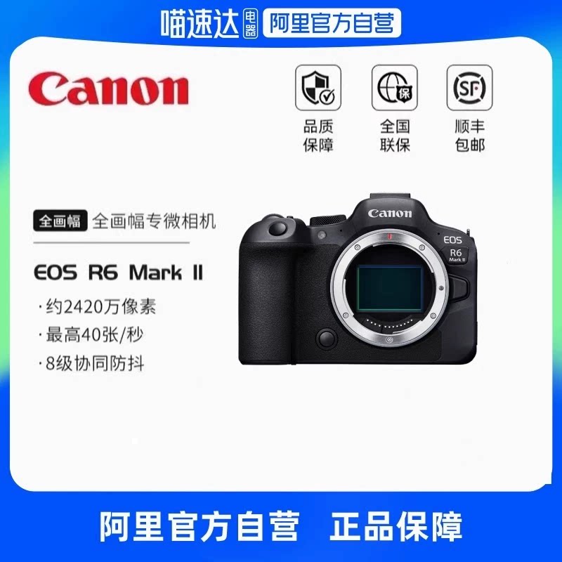 Canon佳能EOS R6 Mark II全画幅专业微单相机R6二代 RII图片