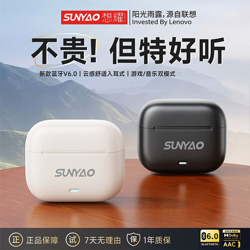 联想生态想耀LE265蓝牙耳机无线入耳式降噪高音质长续航2026新款