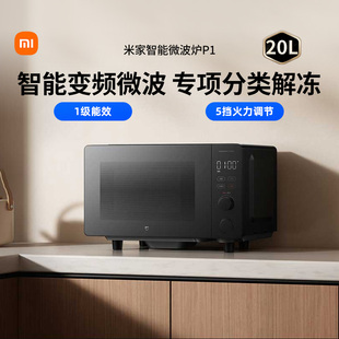 小米米家智能变频微波炉P1家用平板一级能效节能多档位大容量167