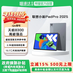 【国家补贴15%】联想小新平板 Pad Pro2025新款12.7英寸大屏学习网课平板电脑商务办公游戏影视官方