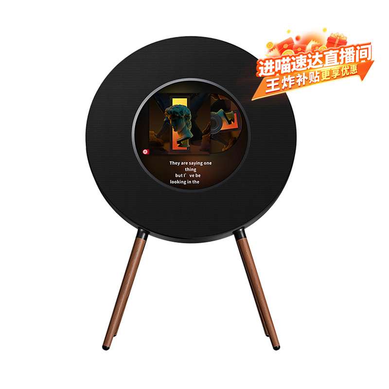 MORROR ART R1 唱片歌词音箱字幕蓝牙落地音响