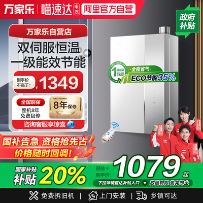 万家乐一级能效水伺服恒温热水器