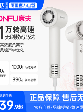 CONFU康夫高速吹风机家用宿舍负离子护发强力速干静音电吹风筒296