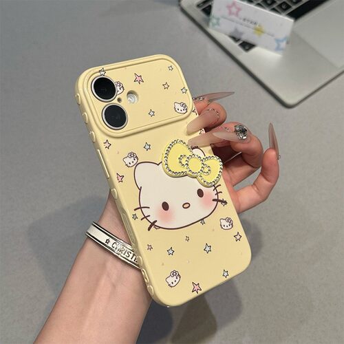 卡通星星猫咪适用小米红米k90promax手机壳k80pro立体k70至尊版k60por钻石k50蝴蝶结redmik侧边爱心大视窗女p