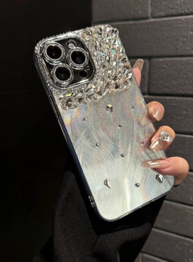 奢华立体闪钻适用vivoy500pro手机壳y50m小众y300pro+简约y200i高级感y76s钻石y36t韩系u3x羽纱y100十vivo女p