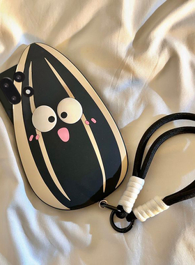 适用oppo一加ace6手机壳1+15卡通0pp0立体十oneplus黑色瓜子十五表情带手绳挂绳个性新款超火防摔保护套硅胶p