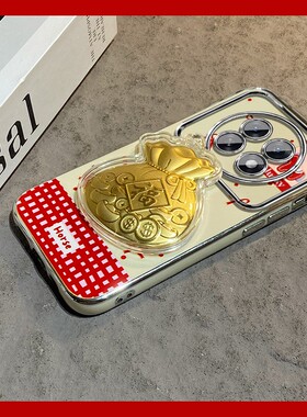 ins风2026福袋适用oppoa6max手机壳a6gt新年a6i红色a3pro本命年a58x立体a5a32a72马年a93s电镀a11x硅胶a56a2