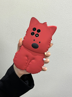 适用oppo一加ace5pro手机壳1+13t卡通12立体ace3v西高地ace2小狗11可爱10红色9狗狗8趣味7十oneplus硅胶软壳p