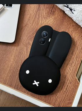 适用vivoy300gt手机壳y300pro+可爱y200i立体100黑色y97米菲兔y95卡通u1兔子y67创意y76s趣味十vivo硅胶软壳p