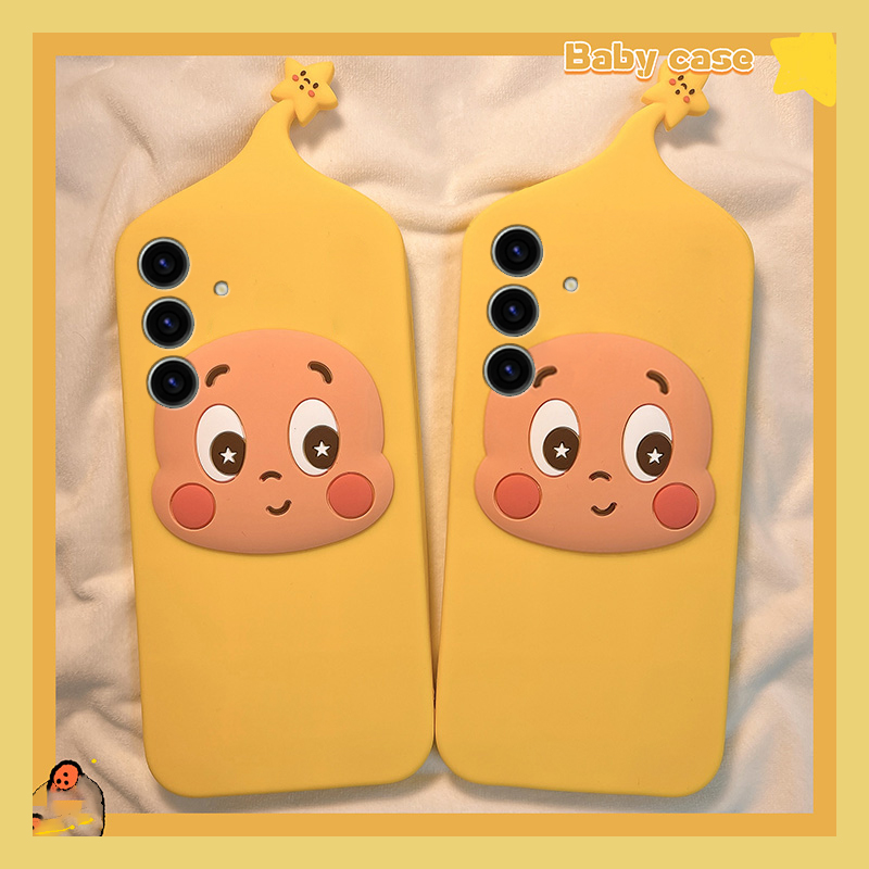 手机壳硅胶卡通呆萌长帽子星星人