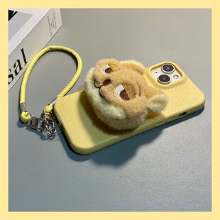 疯狂动物城适用vivoy53s手机壳y52s秋冬y31s毛绒y37朱迪y36i尼克y35m 带y33e挂绳y20卡通z5立体u3x十vivo仿皮