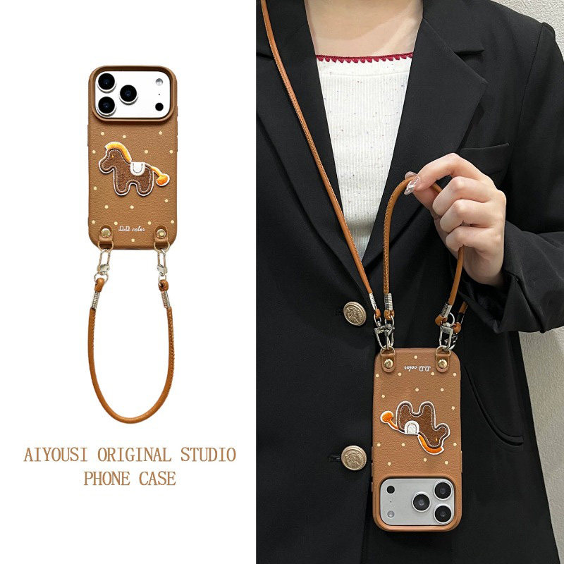 卡通波点小马适用小米红米note15pro+手机壳noto14新年13立体12turbo背带11t斜挎10por挂绳荔枝纹5g十redmi女,3C数码配件,手机保护套/壳,淘宝优惠券,粉丝福利购,淘宝优惠卷