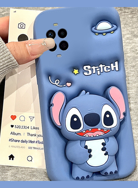 适用华为nova14手机壳novo13ultra活力版12pro立体11se蓝色10z史迪仔9支架8带挂件7i挂绳6se卡通5可爱4趣味软