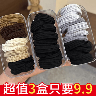 高马尾发绳高弹力耐用橡皮筋女扎头发圈2025新款高端百搭头绳头饰