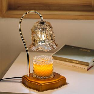 式 020台理石铃融蜡灯法可定时调光床头无火香薰灯灯兰生 浪漫大BL