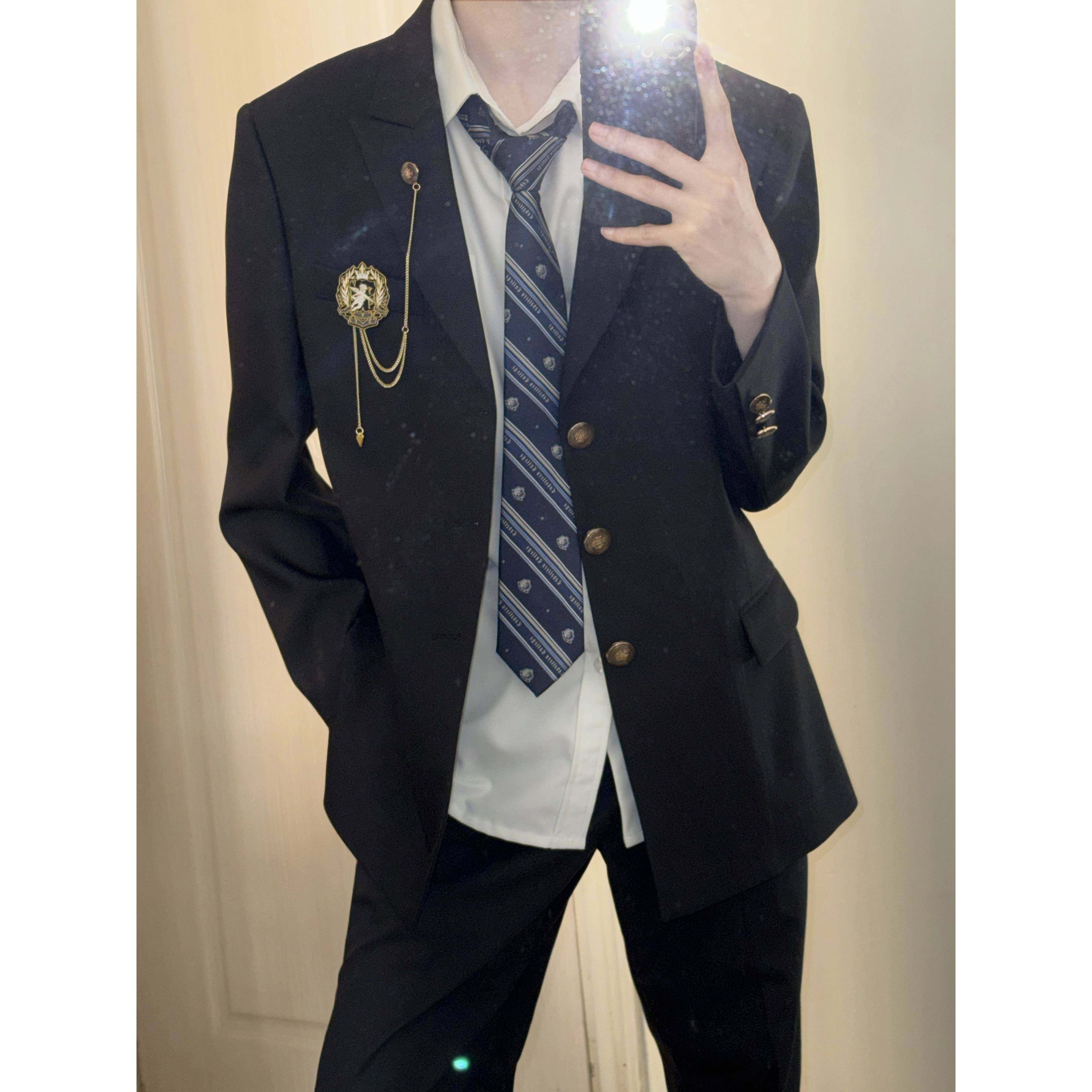 【爱神丘比特】以神之名｜DKJK男女黑西服外套百搭日系学院风套装