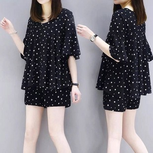 亏本冲量淘宝特价版厂家清仓限时抢购夏天休闲套装女装秒杀胖mm显