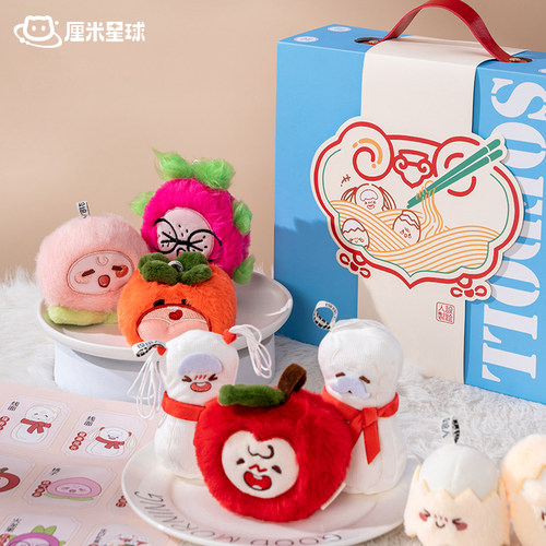 厘米星球福气满满传统文创玩偶