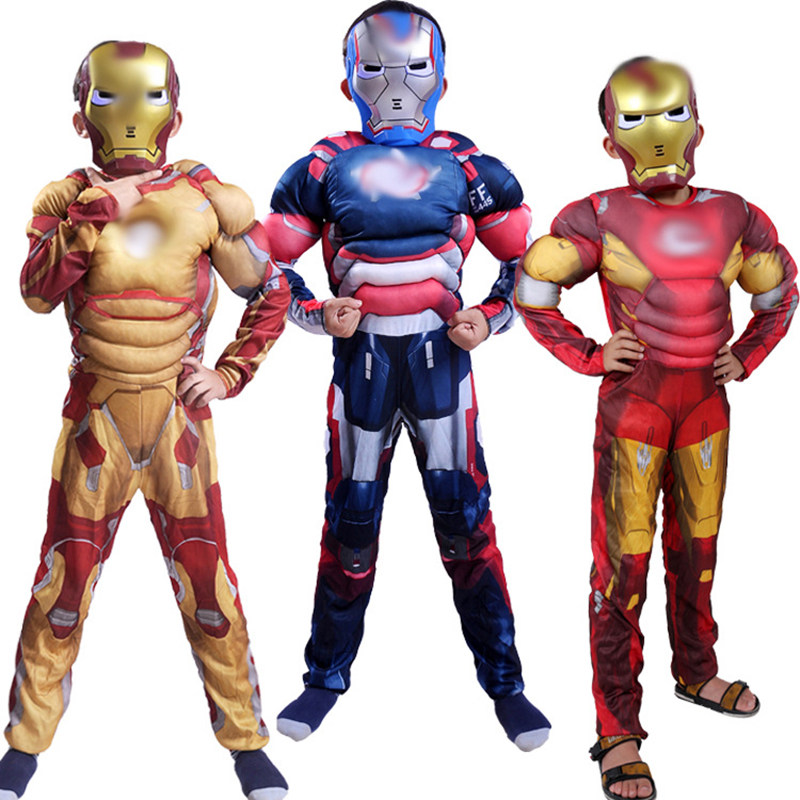 Iron Man Mark 42 / Patriot Muscle Children Kids Halloween Co