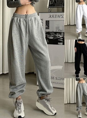 Women pants Black Jogging Sweatpants Women for pants Baggy S