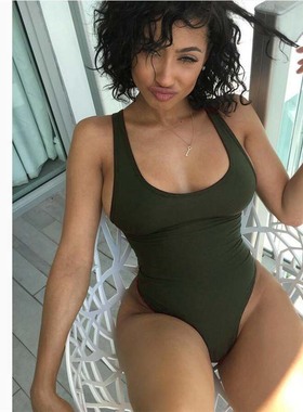 BKLD  Women Bodysuit Jumpsuit Swimsuit One Piece Swimwear Be