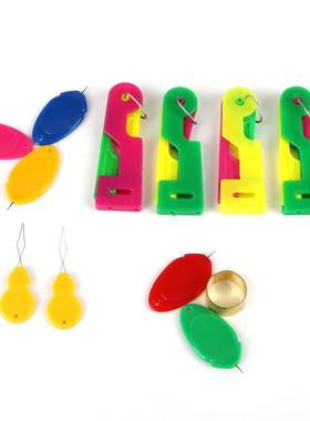 1/3/4/5/15Pcs Random Color  Automatic Needle Threader Thread