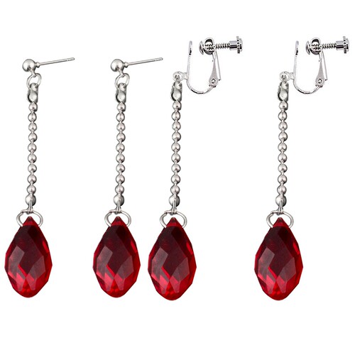 1 Pair Anime HUNTER×HUNTER Kurapika Earrings Ear Clip Metal