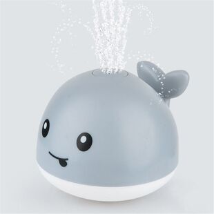 Baby Light Up Bath Tub Toys Whale Water Sprinkler Pool Toys